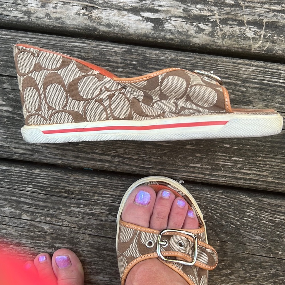 Coach wedges